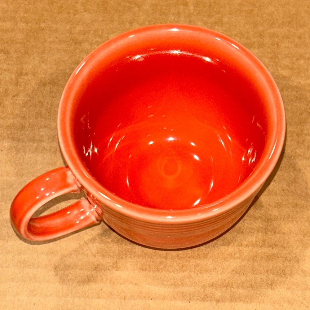 Fiesta Homer Laughlin Persimmon Teacup‎